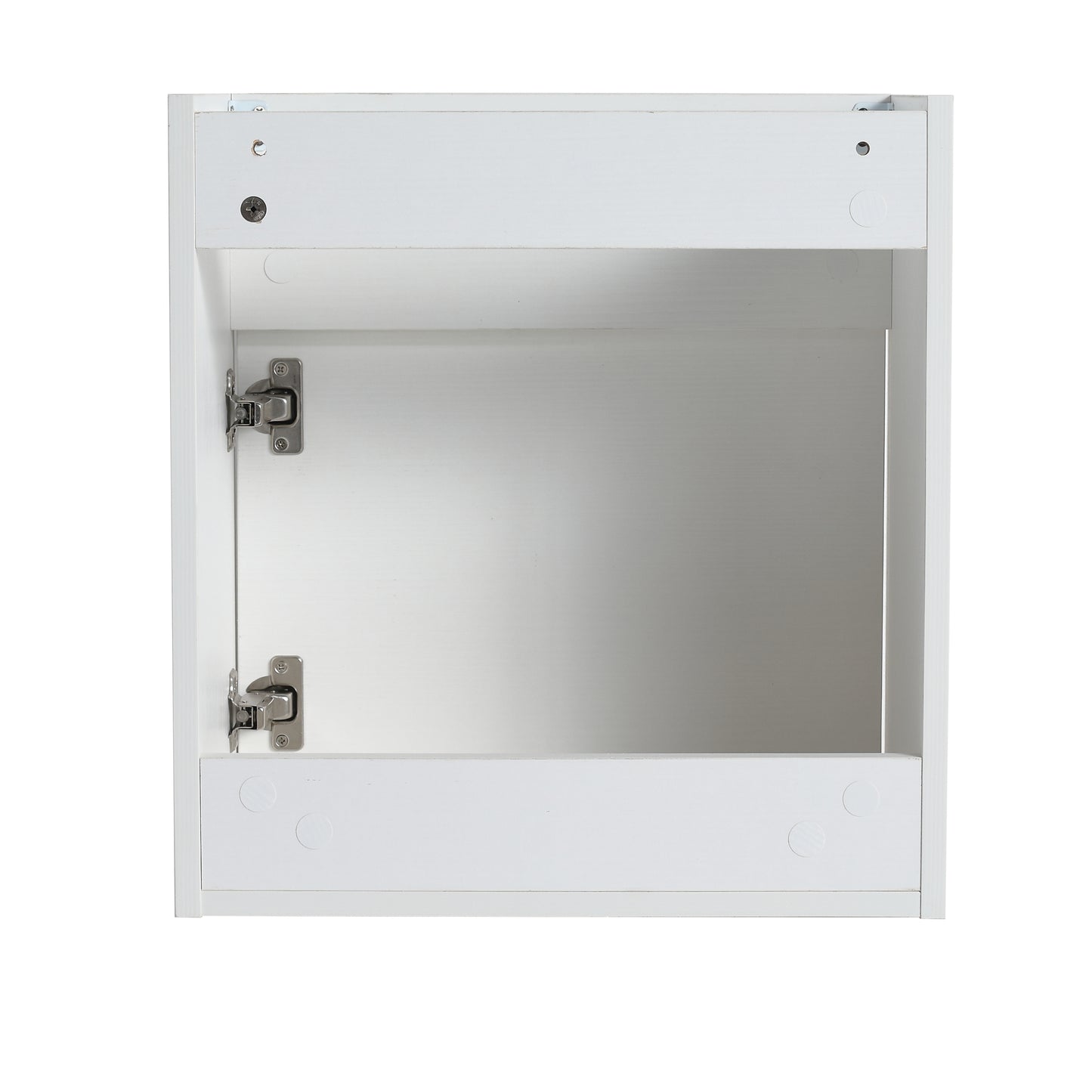 Sleek Wall-Mounted Bathroom Vanity with Soft-Close Door & White Sink