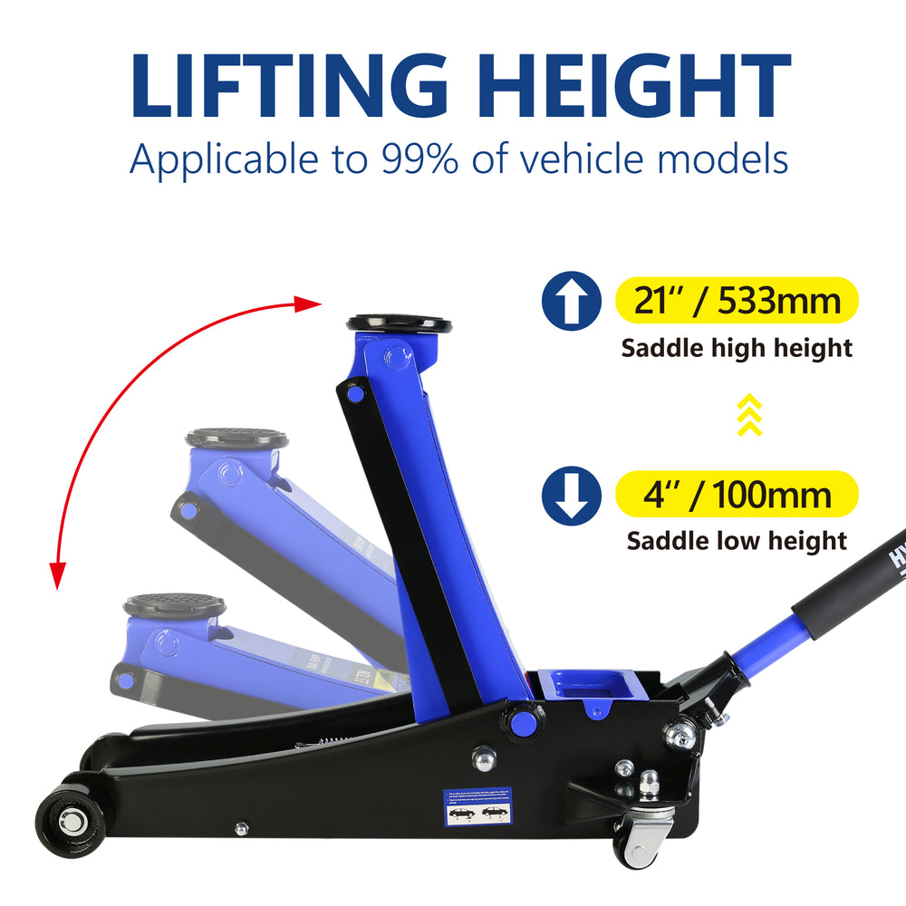 Quick Lift Low Profile Racing Floor Jack