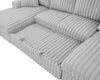 Cozy U-Shaped Sleeper Sofa with Storage and Plush Comfort