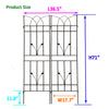 Stylish Metal Garden Trellis Set for Climbing Plants