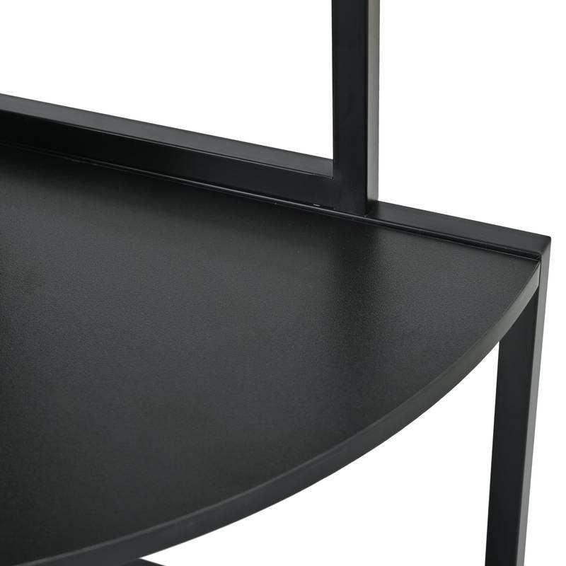 Illuminate Corner Shelf with USB & Glass Holder