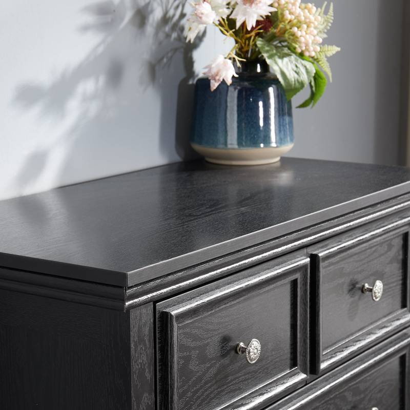 Chic Storage Dresser with Six Drawers