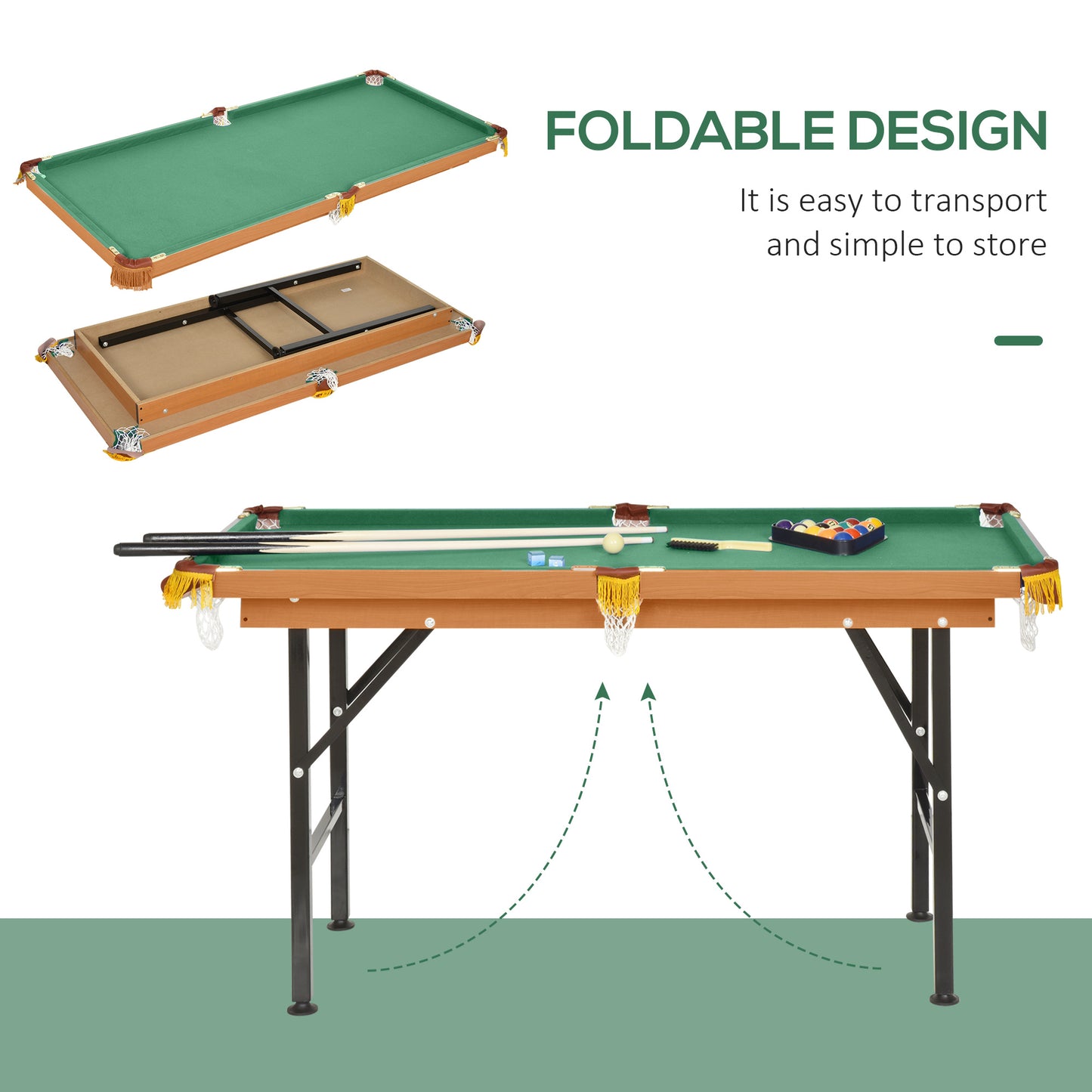 Family Fun Portable Pool Table