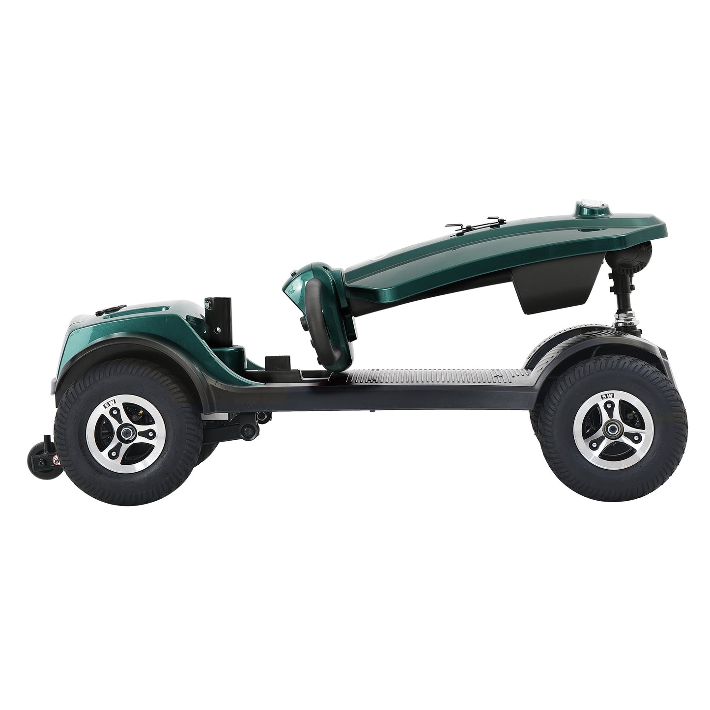 Emerald Breeze Compact Mobility Scooter with USB Charging & Cup Holders