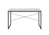 Chic Jurgen Desk in Antique White & Black