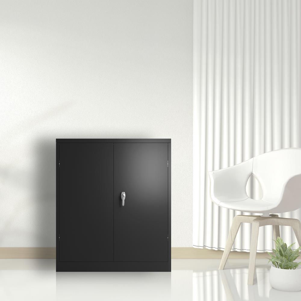 Secure Steel Storage Cabinet for Office and Garage