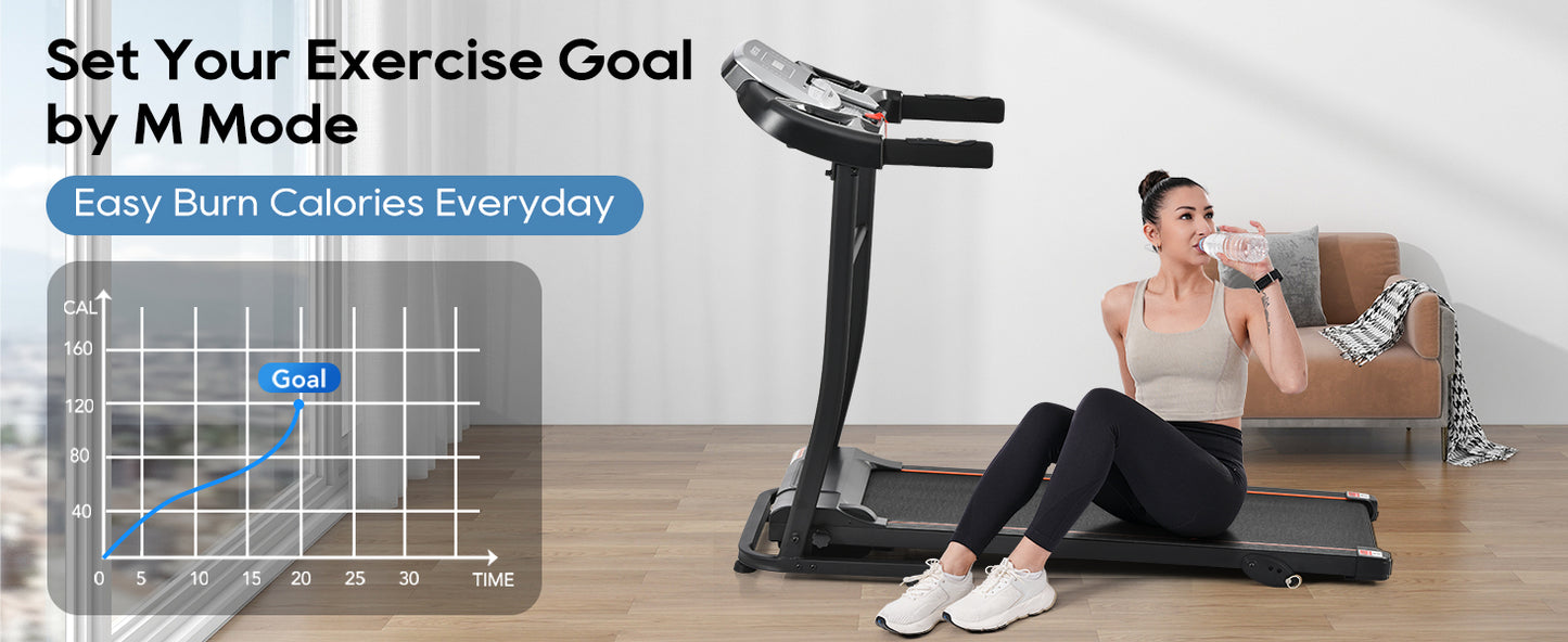 SmartFold Treadmill: Compact Running & Walking Machine for Home Fitness