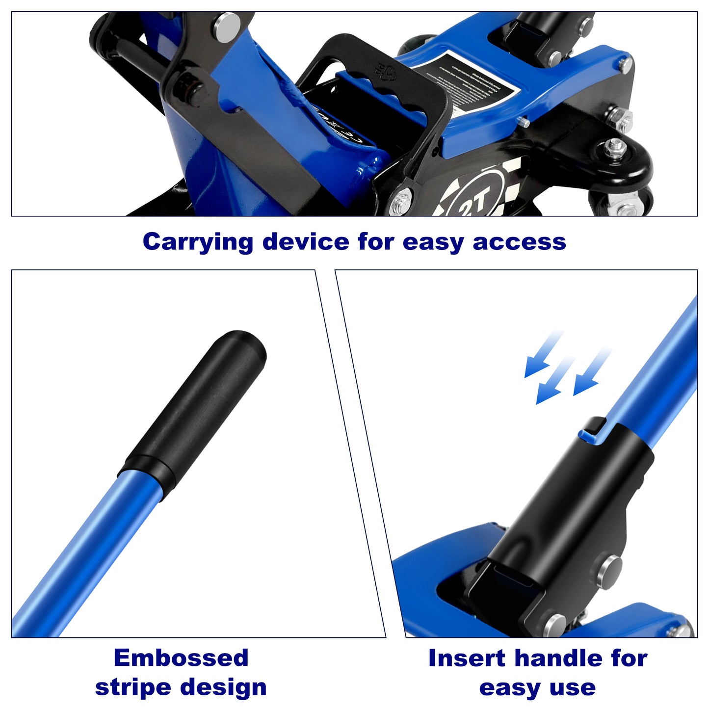 Low Profile Hydraulic Floor Jack - Heavy-Duty Lifting Power