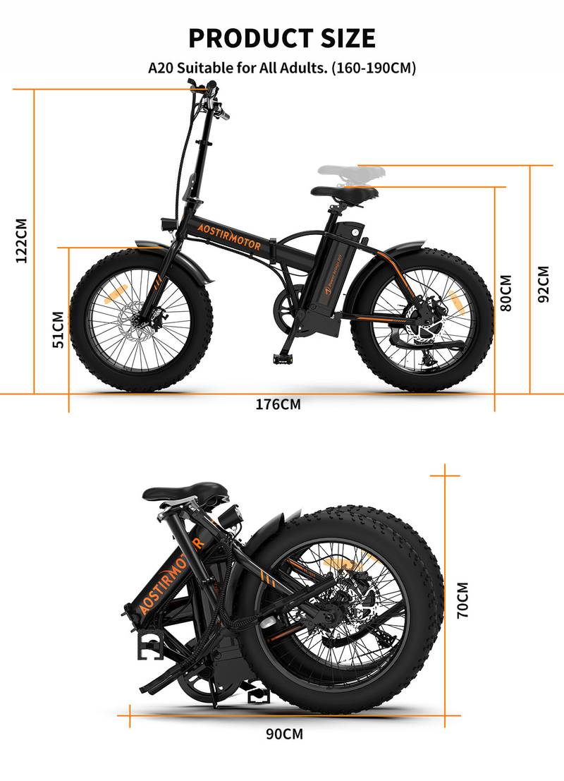 Adventure Folding E-Bike with Fat Tires