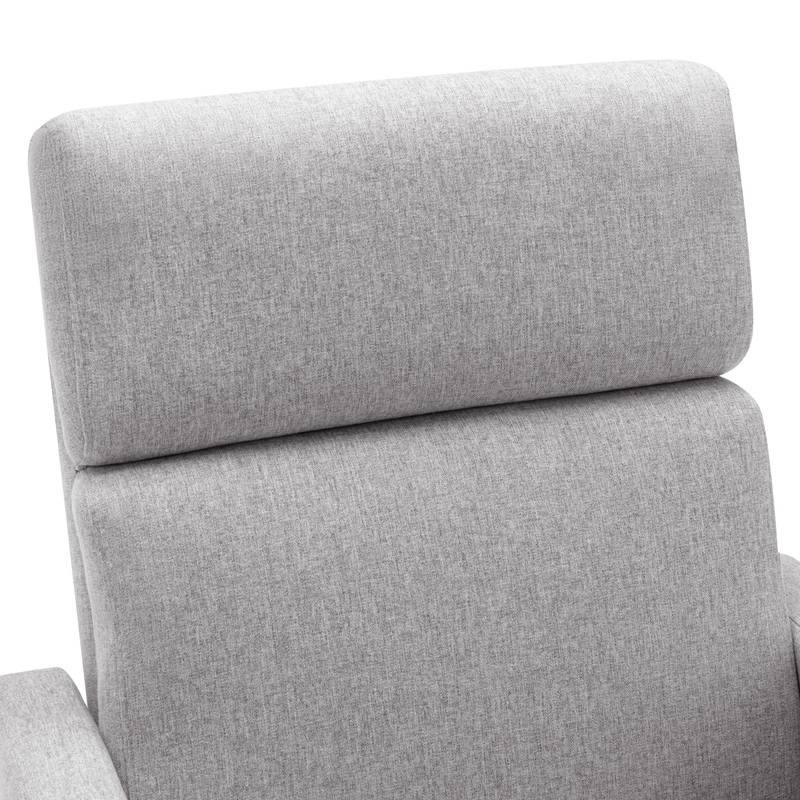Cozy Gray Rocking Nursery Chair