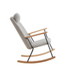 Cozy Rocking Chair with Adjustable Headrest