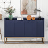 Navy Chic Storage Buffet: Elegant Organization for Your Home