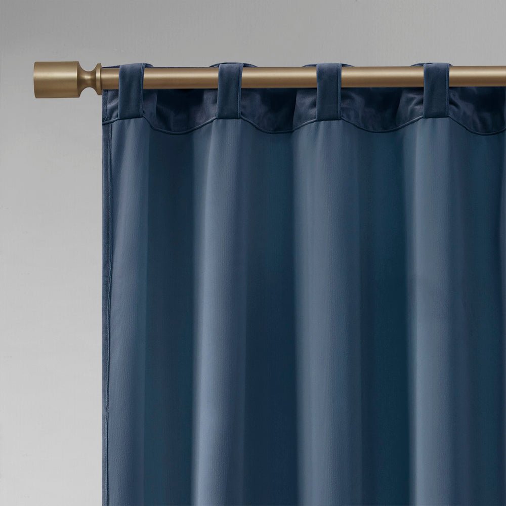 Velvet Room Darkening Curtain Set