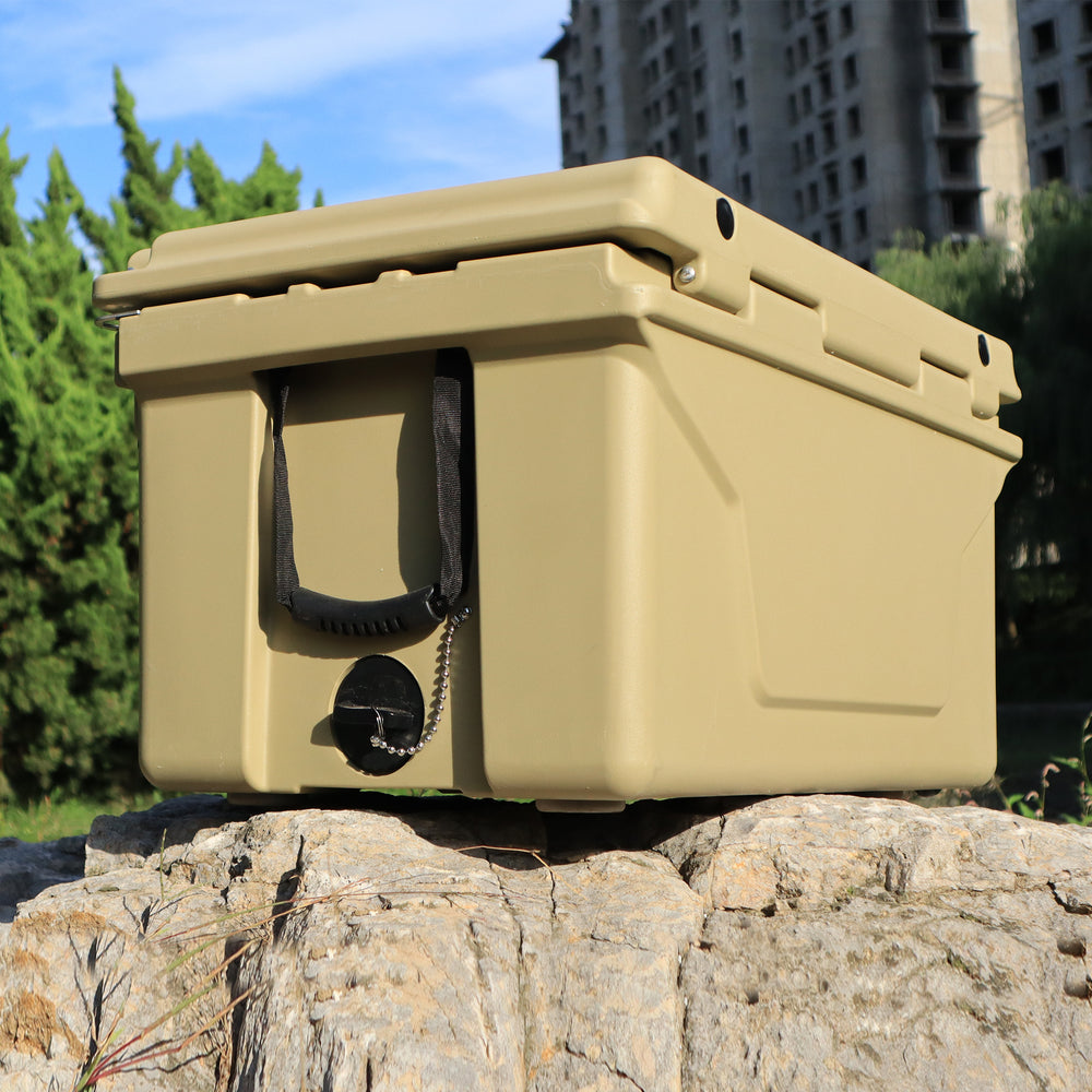 Chill Buddy: Khaki Camping Cooler