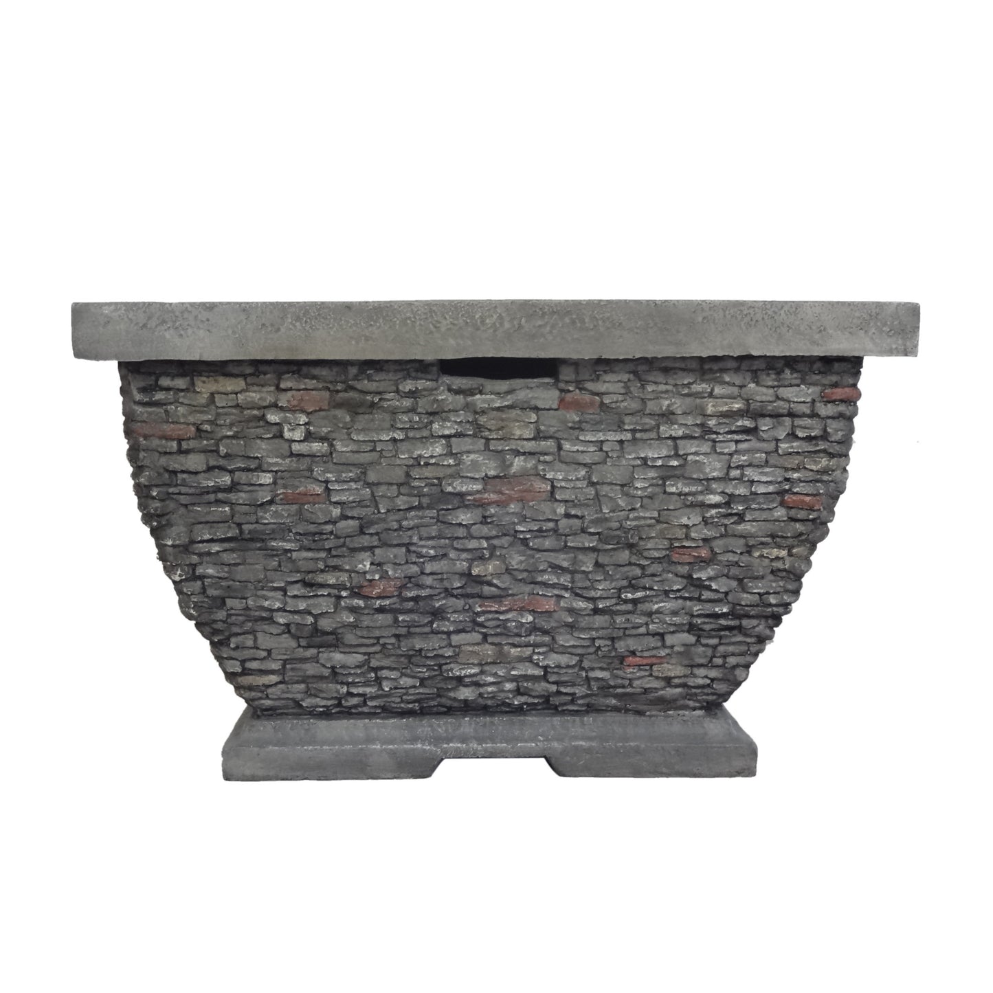 Cozy Grey Square Fire Pit