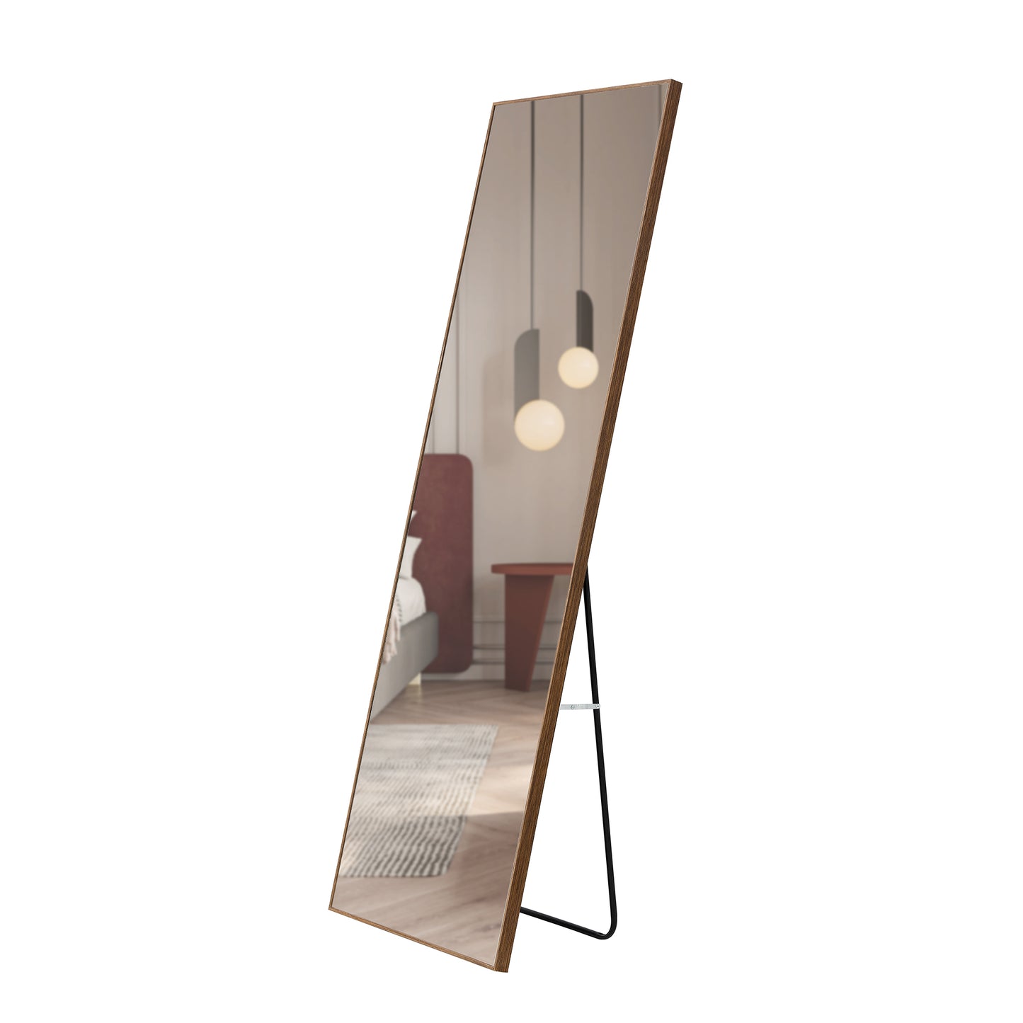 Stylish Brown Full-Length Dressing Mirror