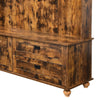 Rustic Charm Hall Tree with Storage and Hooks