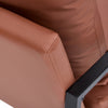 Chic Leather Armchair Duo