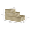 Charming 3-Tier Raised Garden Bed Kit