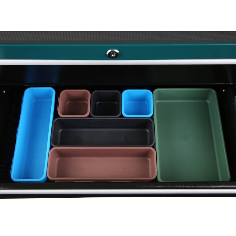 Rolling Tool Chest with Lock and Drawer Liners