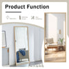 Elegant Full-Length Solid Wood Mirror