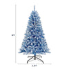 Snowy Elegance Flocked Christmas Tree