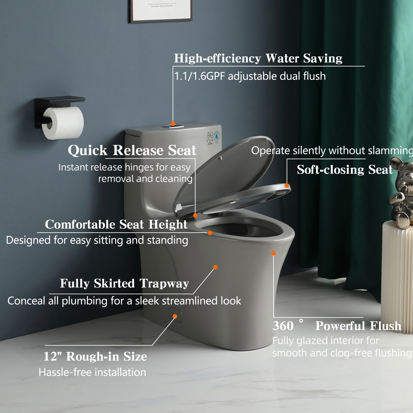 EcoFlush Comfort Toilet