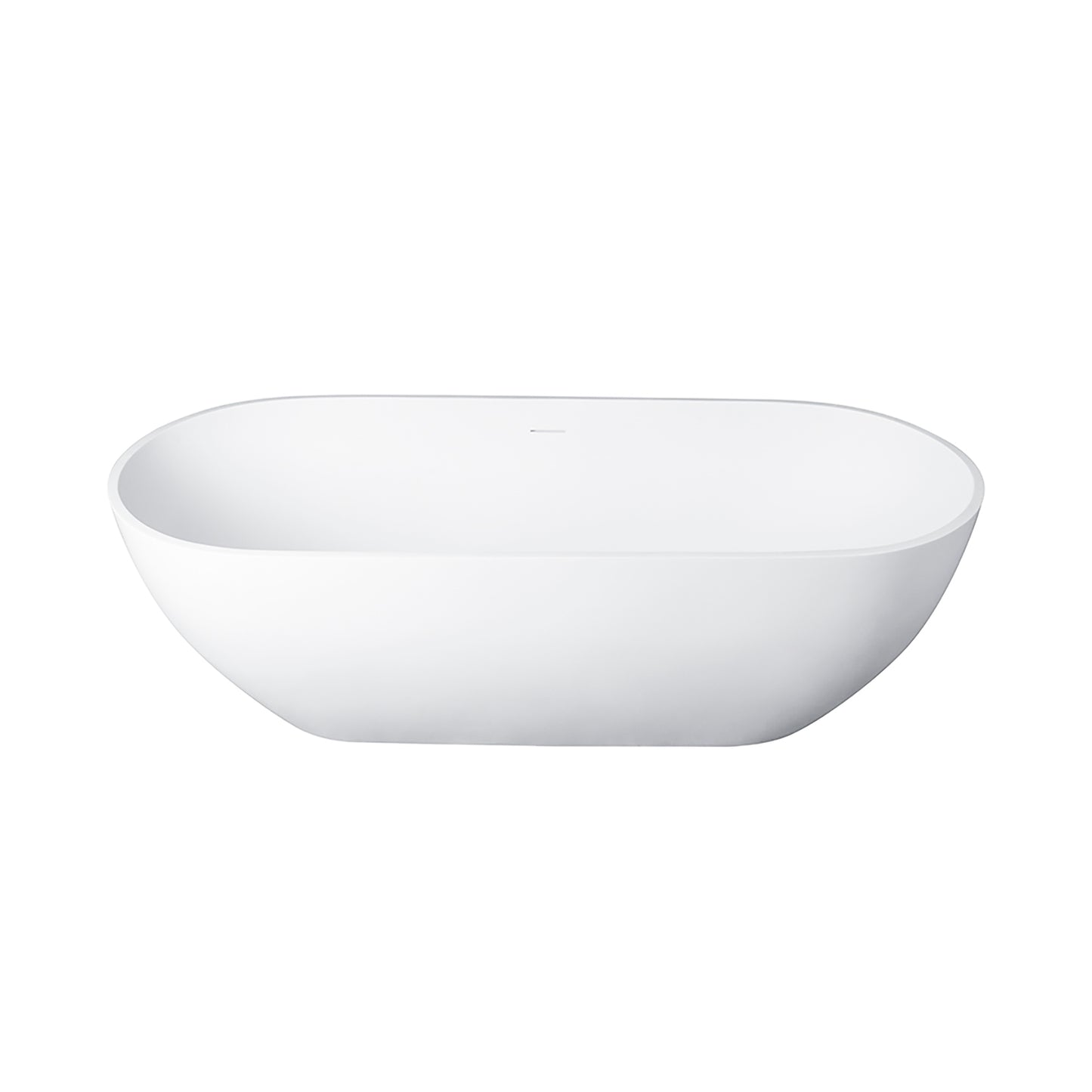 Matte White Luxury Freestanding Soaking Tub