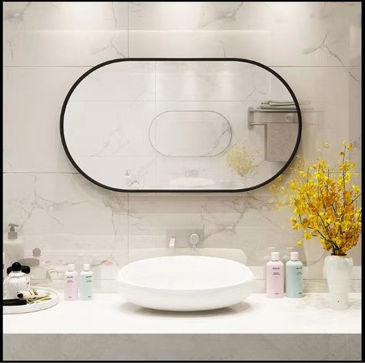 Elegant Oval Black Wall Mirror for Any Room