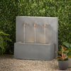 Cody No-Assembly Outdoor Fountain in Light Gray