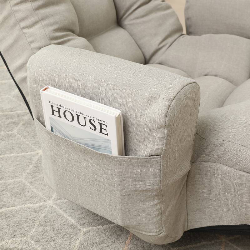 Versatile Lounge Chair with 360° Rotation