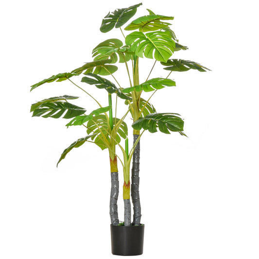 Lush Monstera Faux Tree - Perfect Indoor & Outdoor Decor!