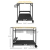 Sunny Outdoor Serving Cart – Roll and Serve in Style!