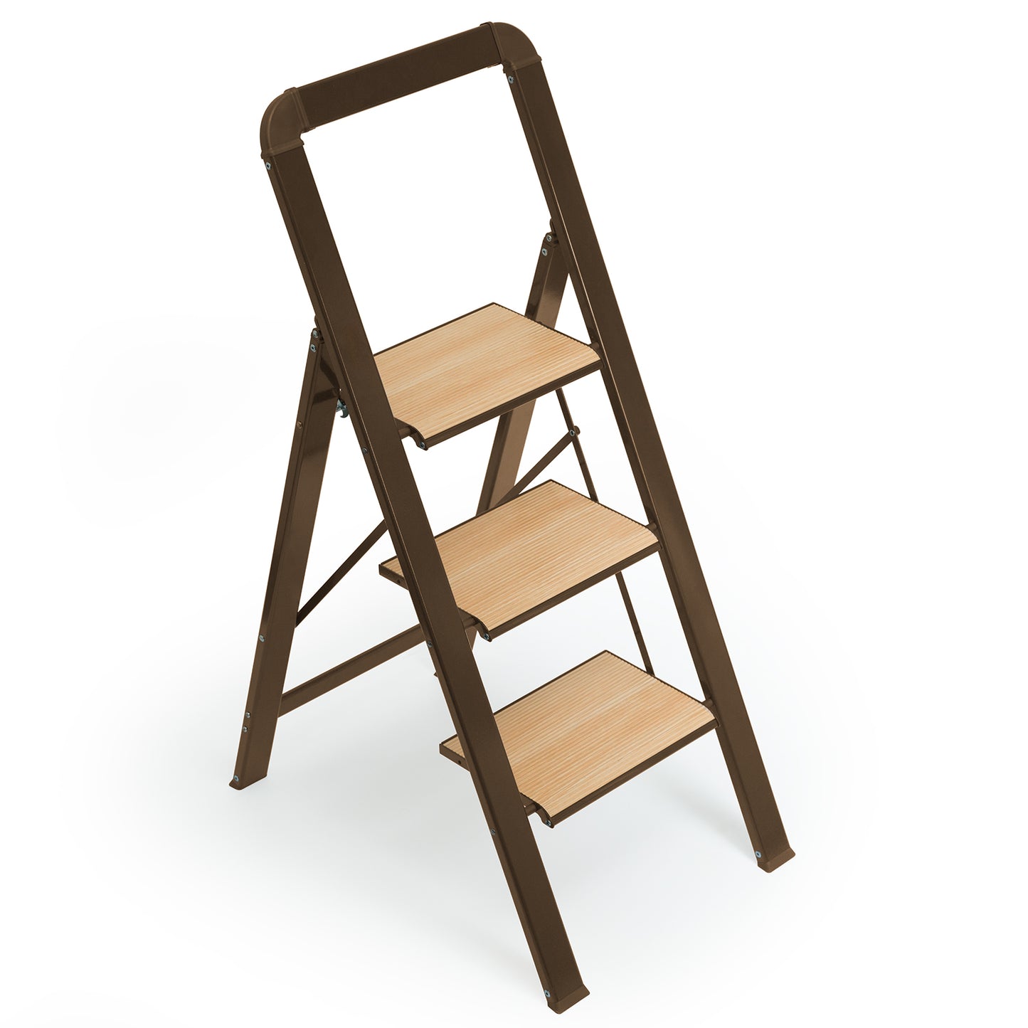 Versatile Folding Step Stool with Anti-Slip Pedal