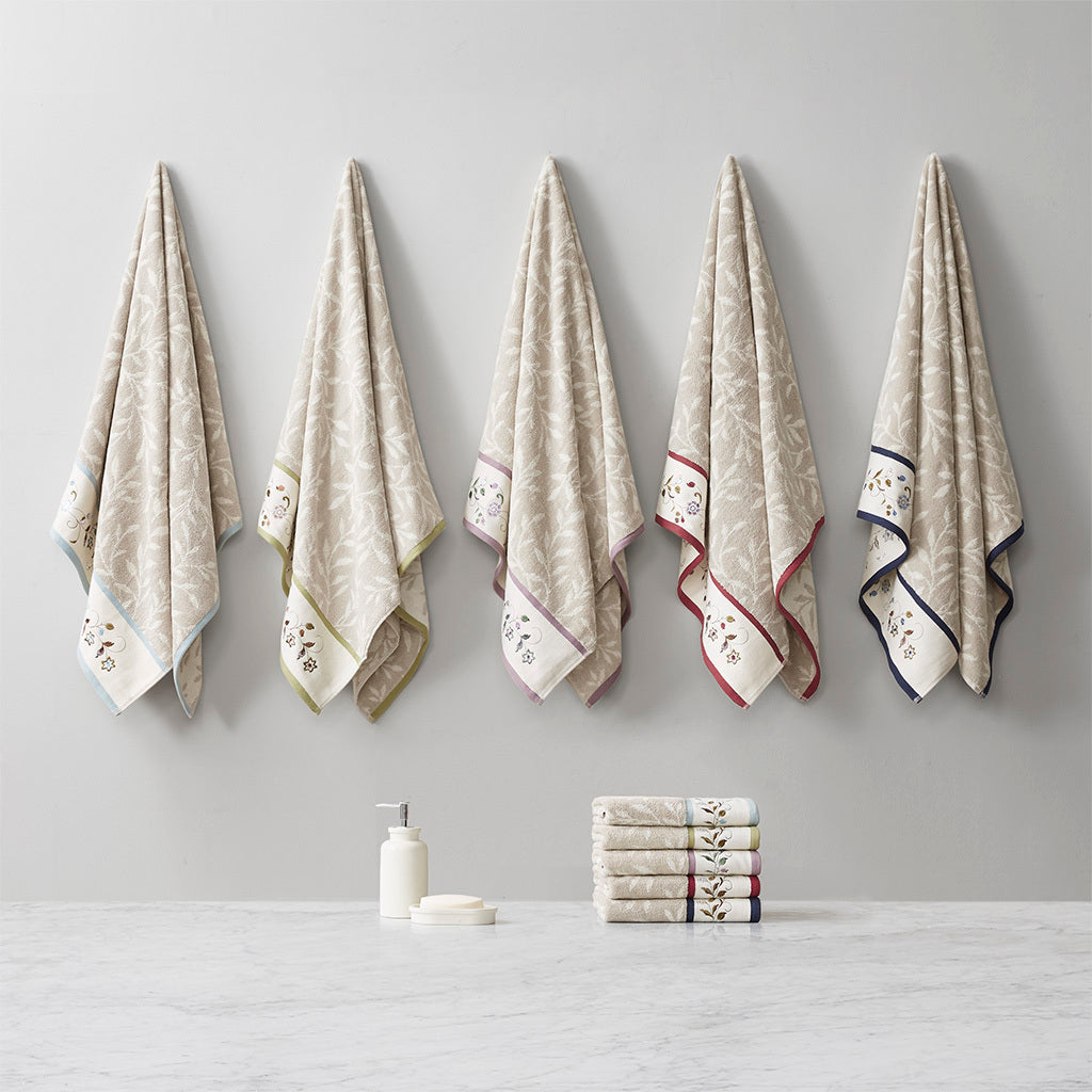 Cozy Cotton Jacquard Towel Set