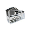 Cozy Rabbit Retreat with Removable Ramp and Run