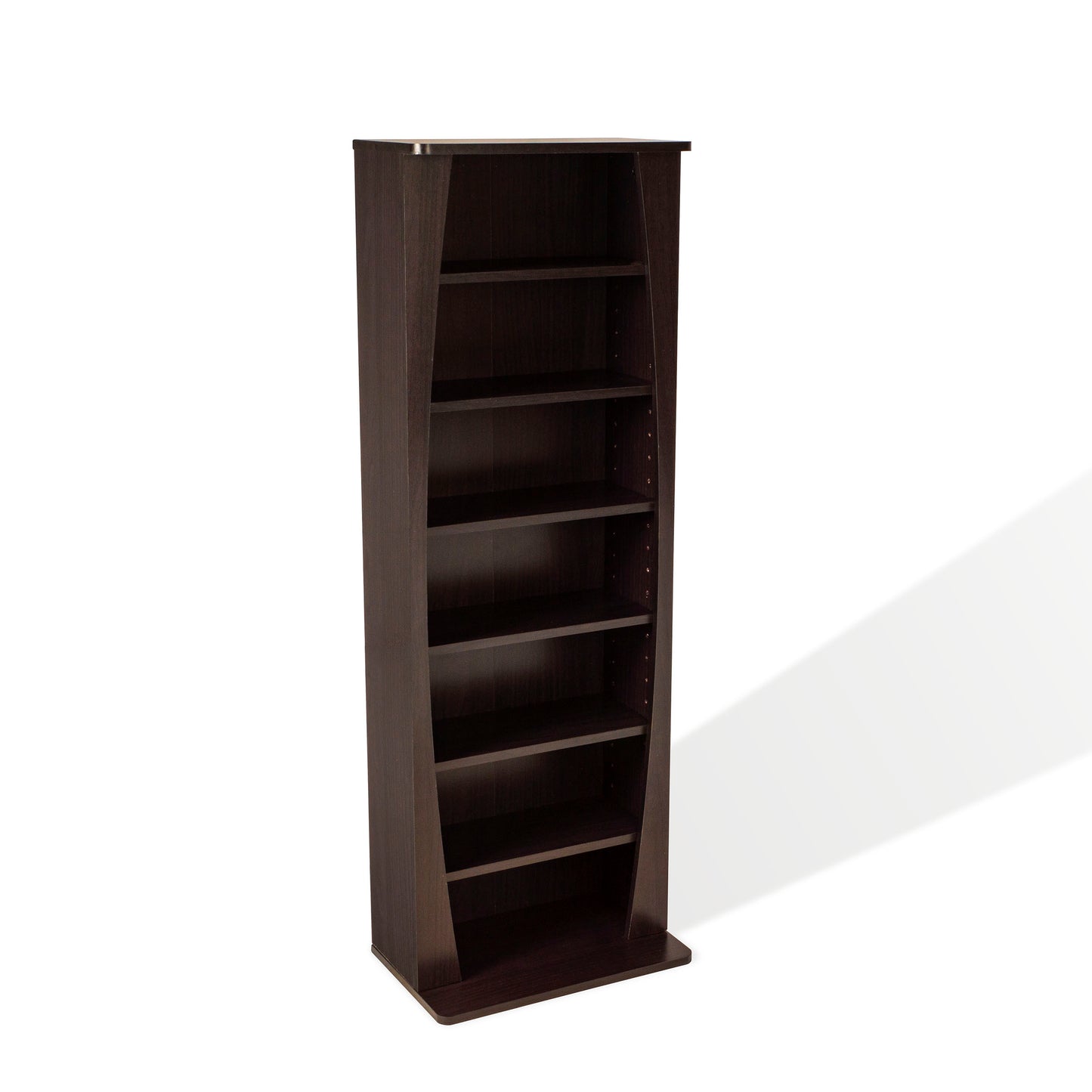 Espresso Media Shelf - Stylish & Sturdy Storage Solution