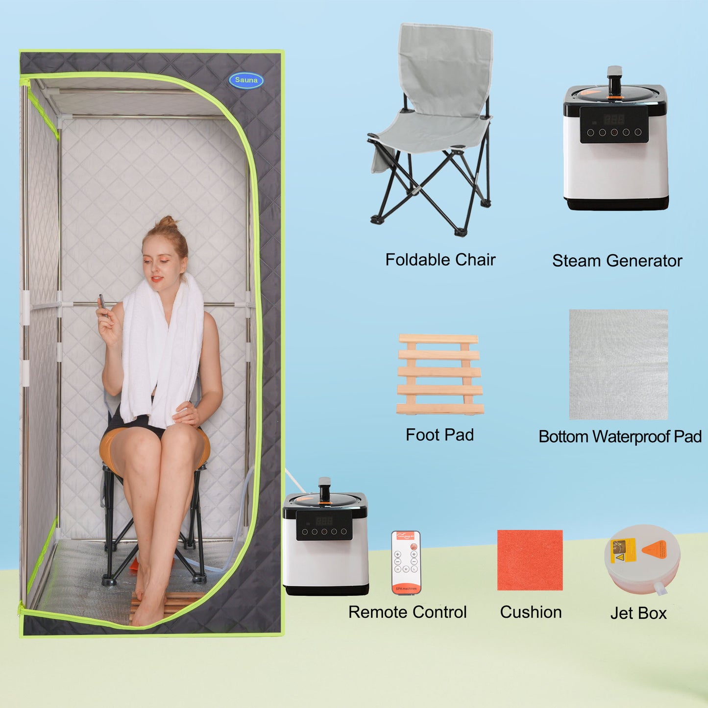 Cozy Home Steam Sauna Tent - Relax and Detox Anywhere!