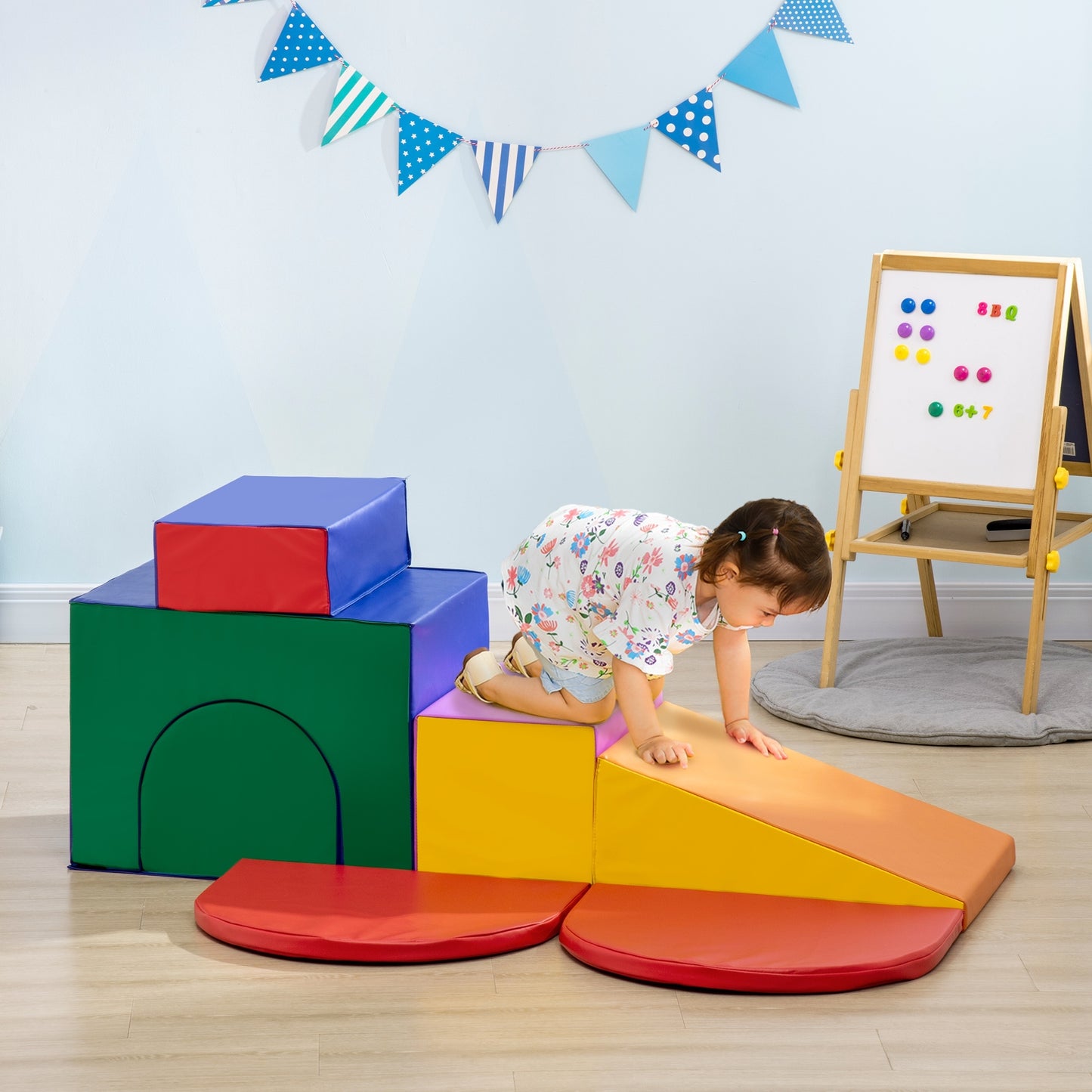 Colorful Soft Play Climber for Toddlers