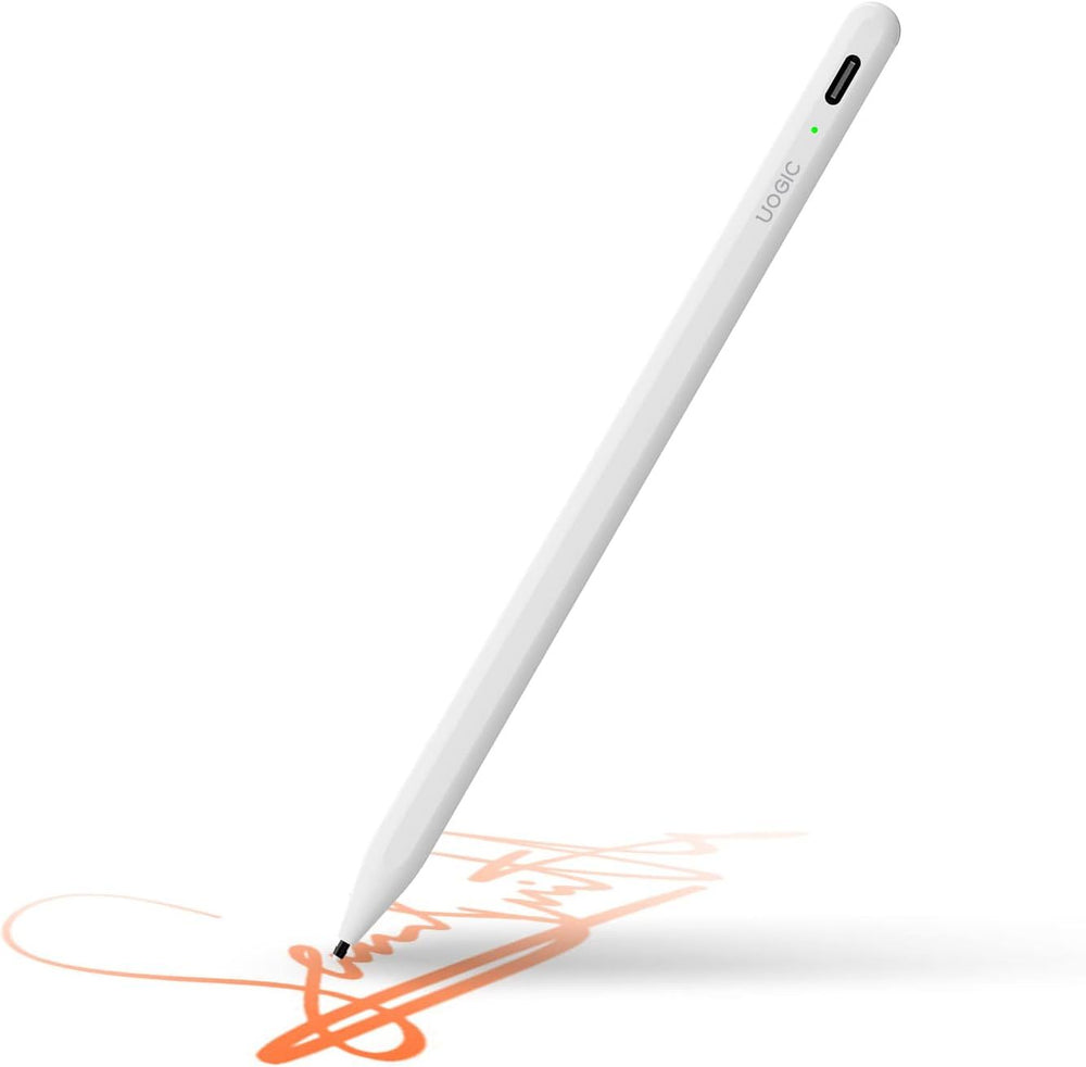 Uogic Bluetooth iPad Stylus - Smart Pen with Palm Rejection & Battery Display