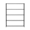Sturdy Rolling Shelves - Heavy-Duty 5-Layer Organizer with Adjustable Feet