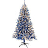 Snowy Elegance Flocked Christmas Tree