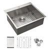 Sleek Drop-In Stainless Steel Kitchen Sink