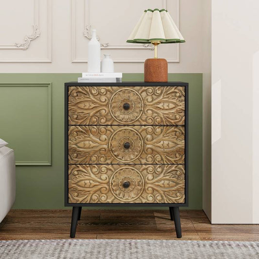 Charming 3-Drawer Storage Chest