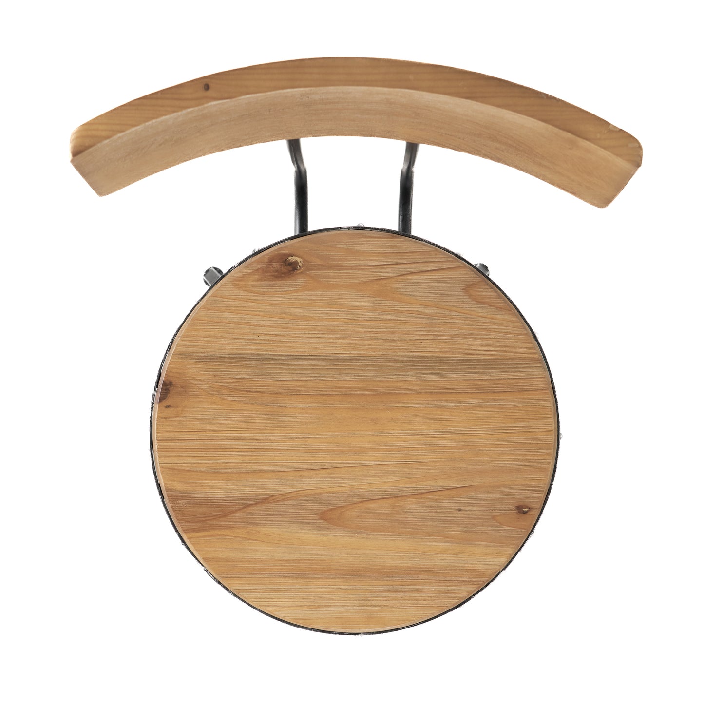 Swivel & Style: Adjustable Barstools with Wood Accent