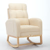 Cozy Rocking Lounge Chair with Footrest & Side Pocket