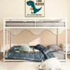 Sturdy White Twin Bunk Bed - Easy Climb for All Ages!