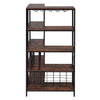 Chic Corner Wine Bar Cabinet