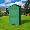 Garden Haven Wood Shed – Stylish Storage for Tools & More!