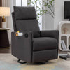 Cozy Glider Rocker Chair - Dark Gray